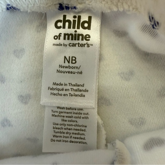 Carter's Blue Baby Outfit with Gold Glitter Embelishment - Picture 6 of 6